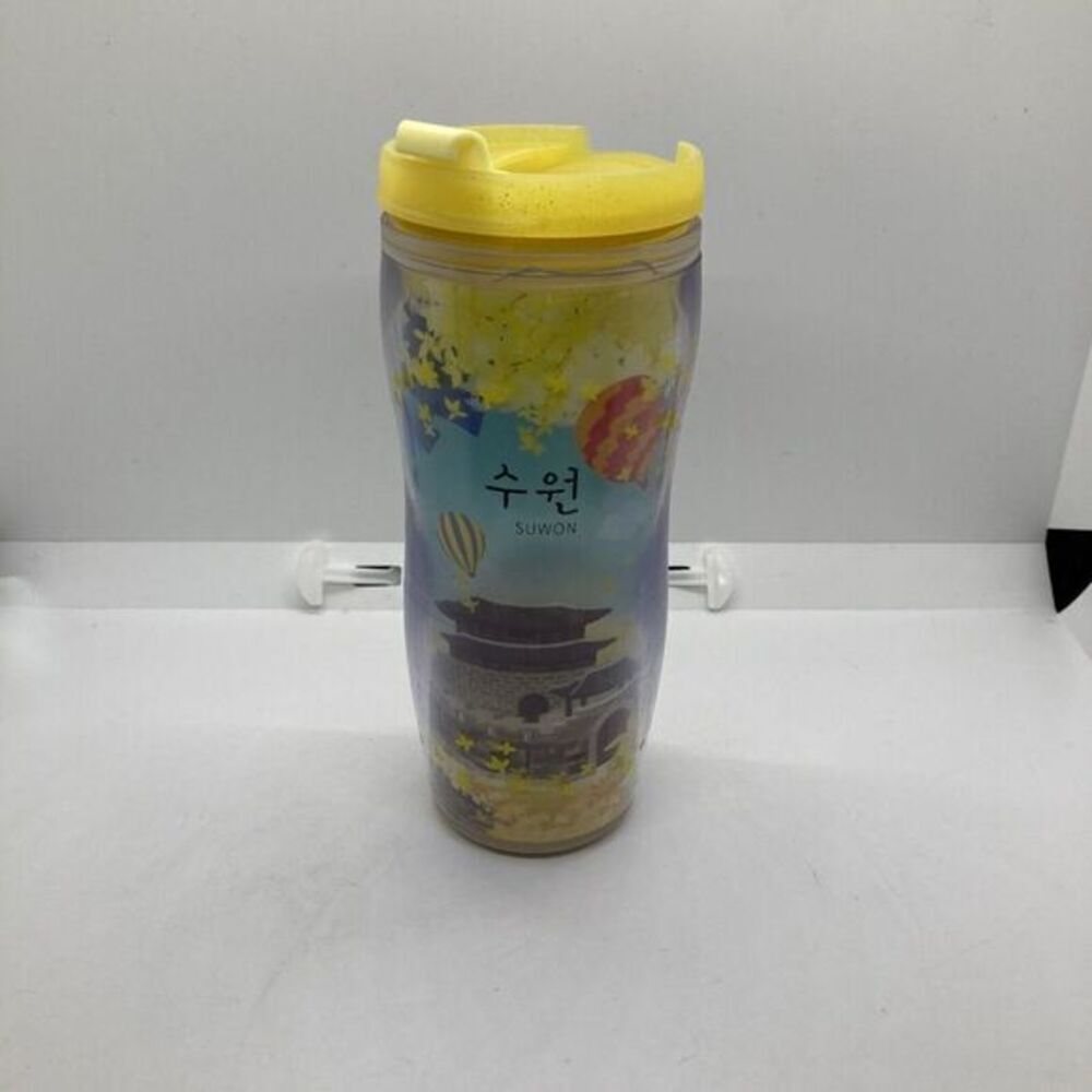 Starbucks Tumbler Okinawa Japan‎ 2007 Design Coffee Travel Mug Cup 12 oz